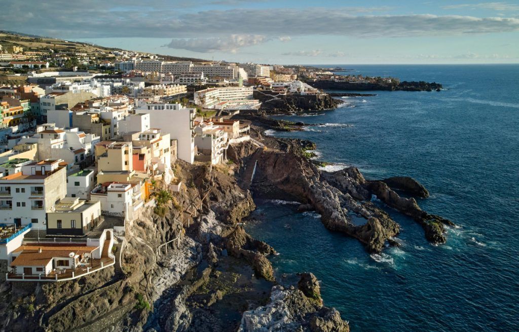 Vista Municipìo Santiago del Teide