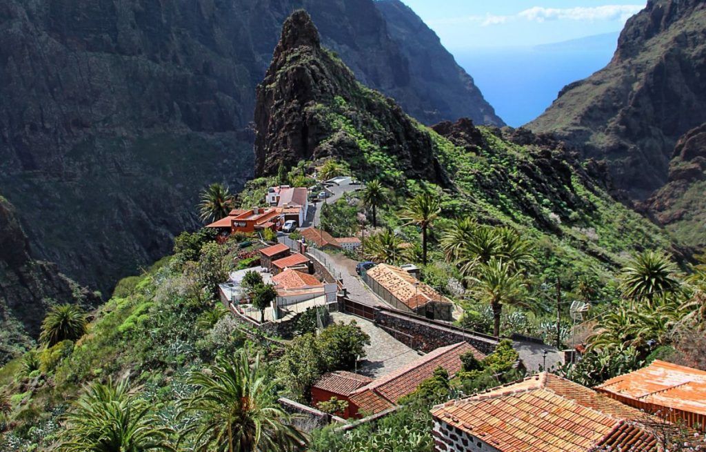 Vista de Masca en Tenerife
