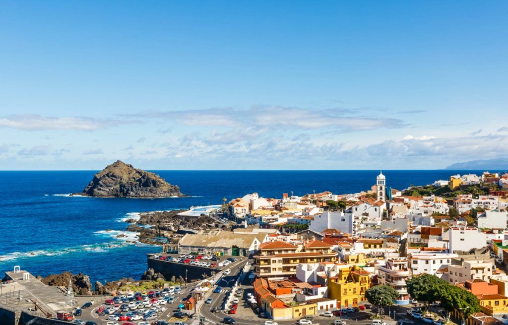 Vista del pueblo de Garachico