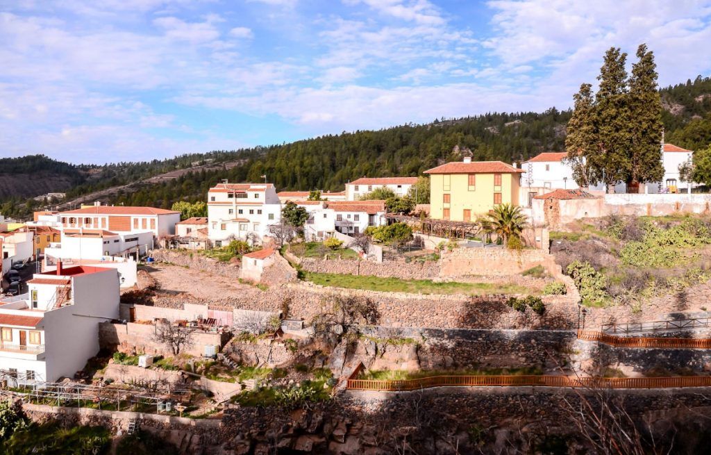 Vista de Vilaflor en el sur de Tenerife