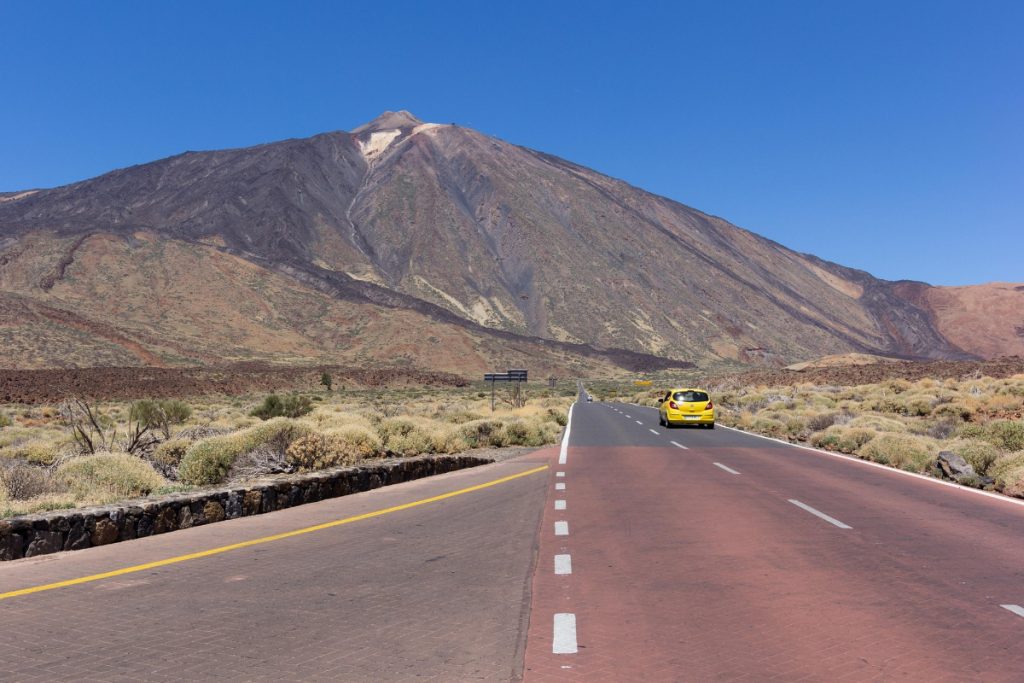 Parque Nacional de Teide en coche
